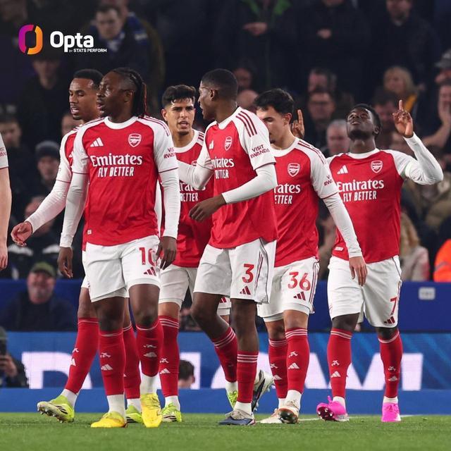 开云体育app-阿森纳本赛季英超10次净胜1球，队史同期仅次于03/04赛季